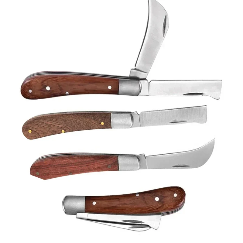 Professional Folding Grafting Knife | Stainless Steel Precision Budding Tool