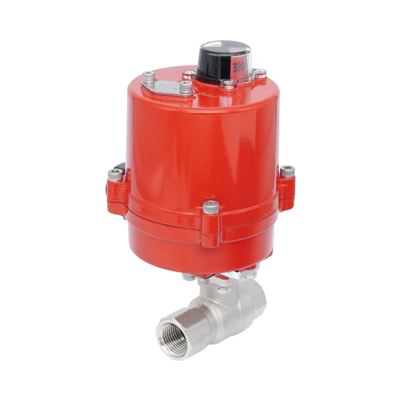 Vanne à bille électrique 2 voies en laiton Rp 1/2" 100-240 V AC